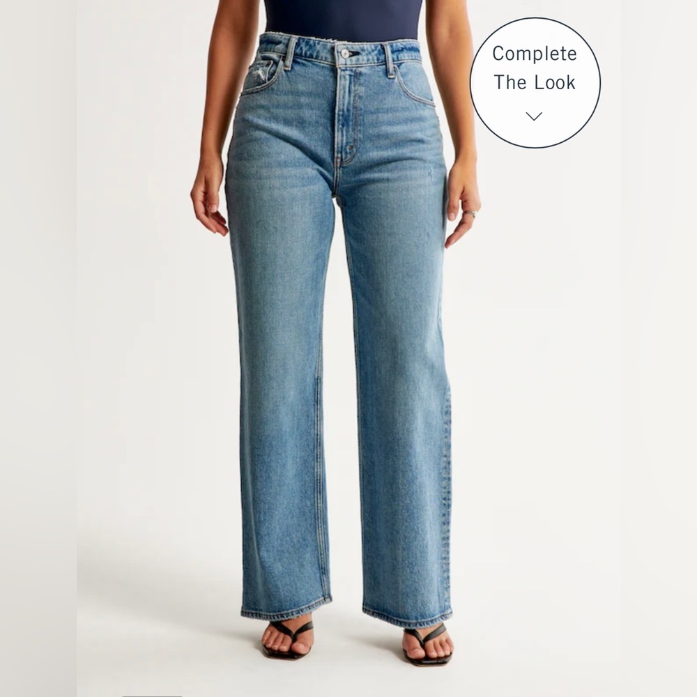 Curve love 90s ultra high rise straight jeans